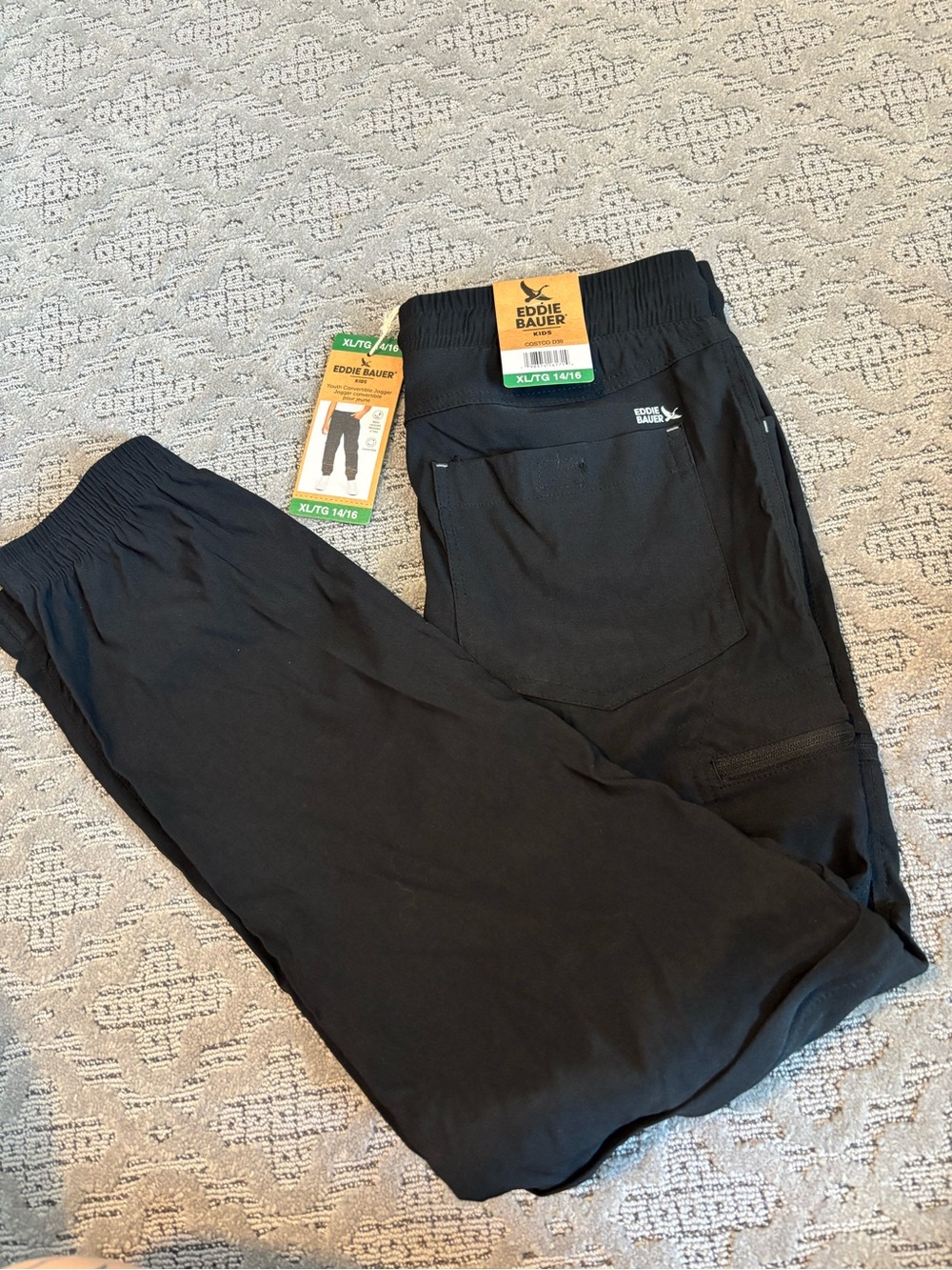 Eddie Bauer Black Casual Jogger Pants